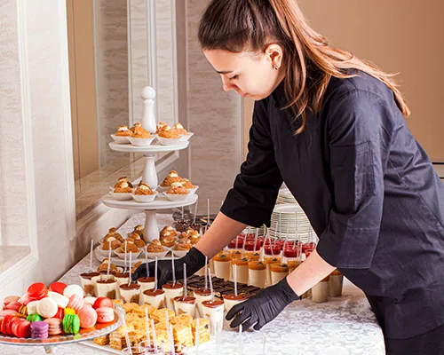 Dessert presentation