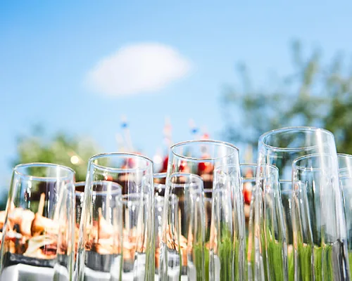 Champagne reception